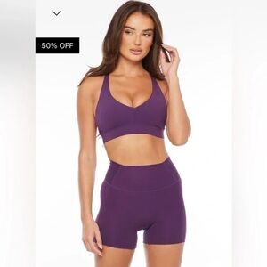 Serenity Amara Crop and Sculpt Shorts Set